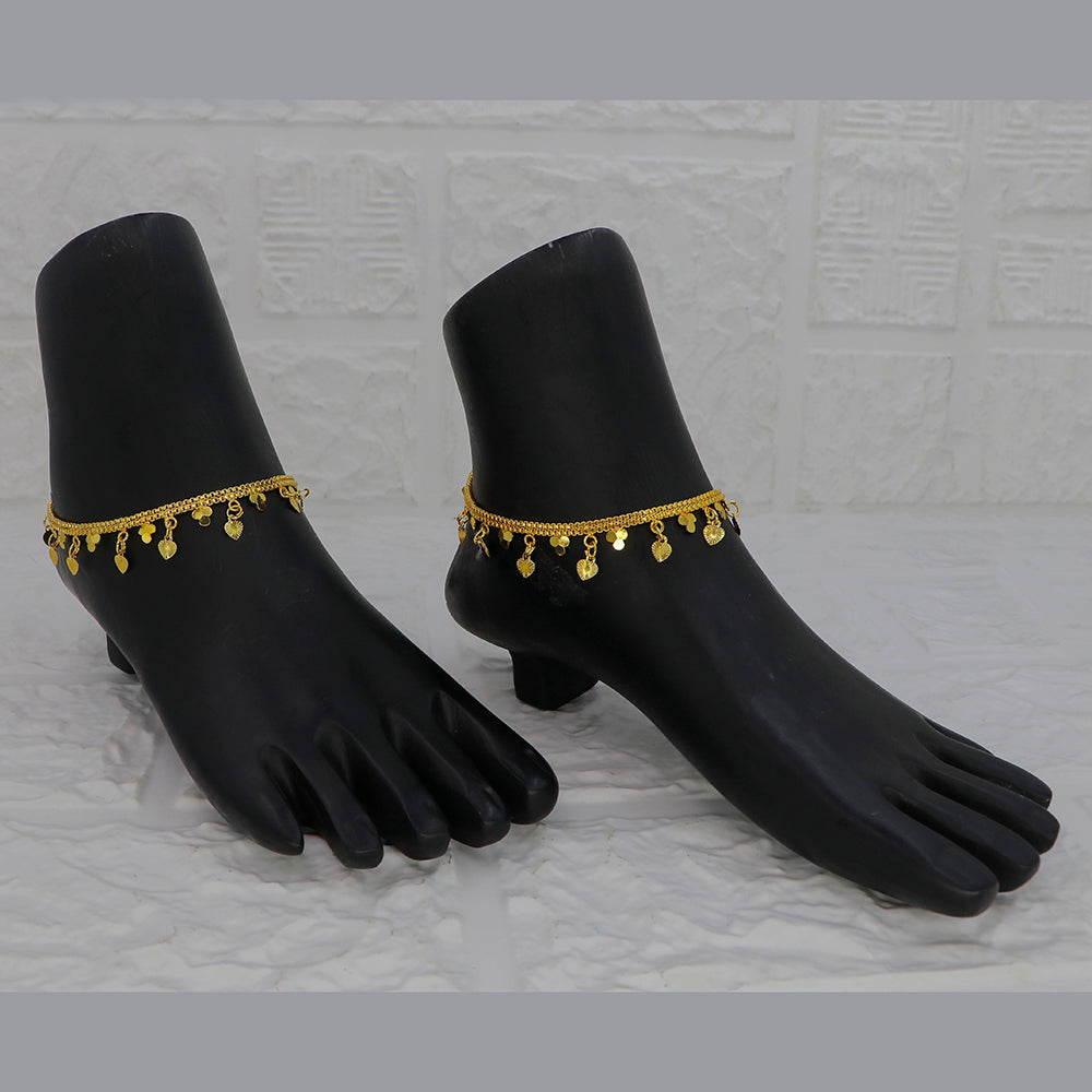 Mahavir Dye Gold Traditional Payal \Anklet