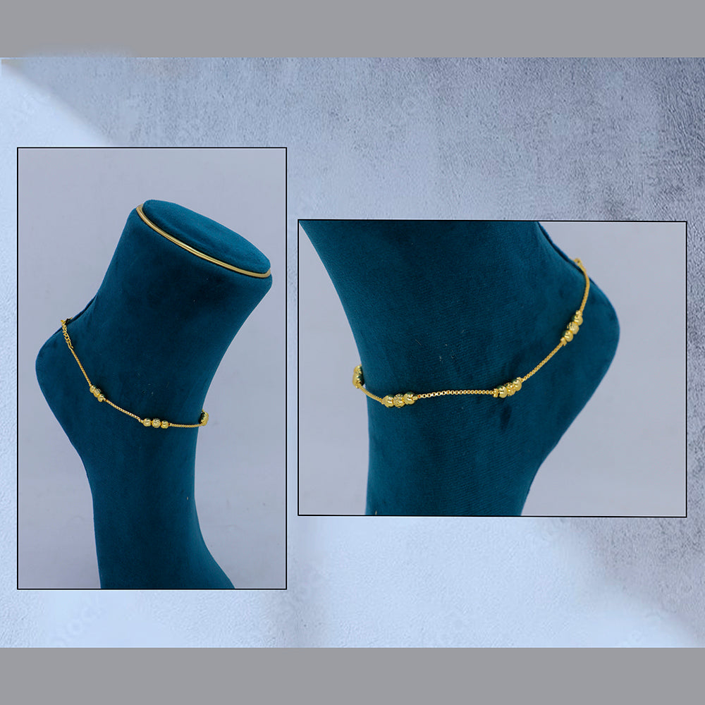 Mahavir Dye Gold Traditional Payal \Anklet
