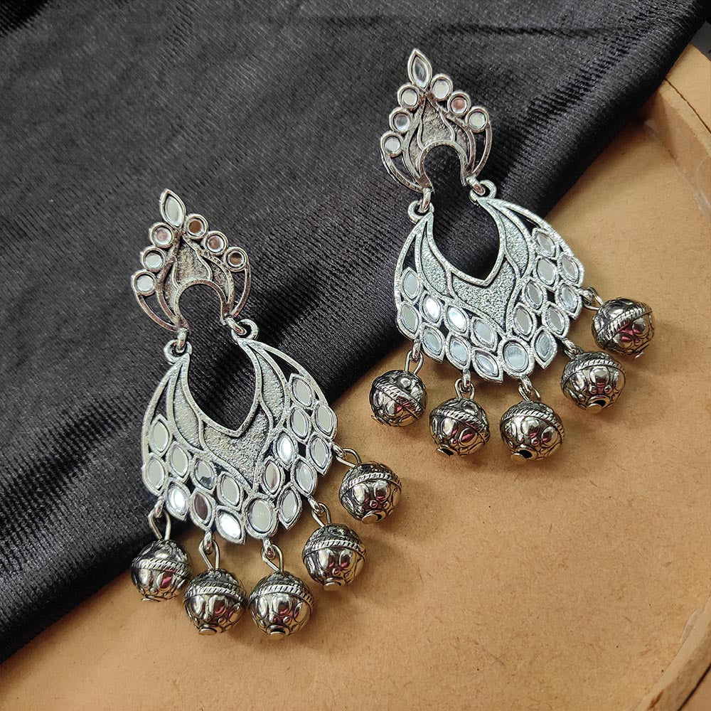 Darshana Jewels Oxidised Plated Dangler Earrings