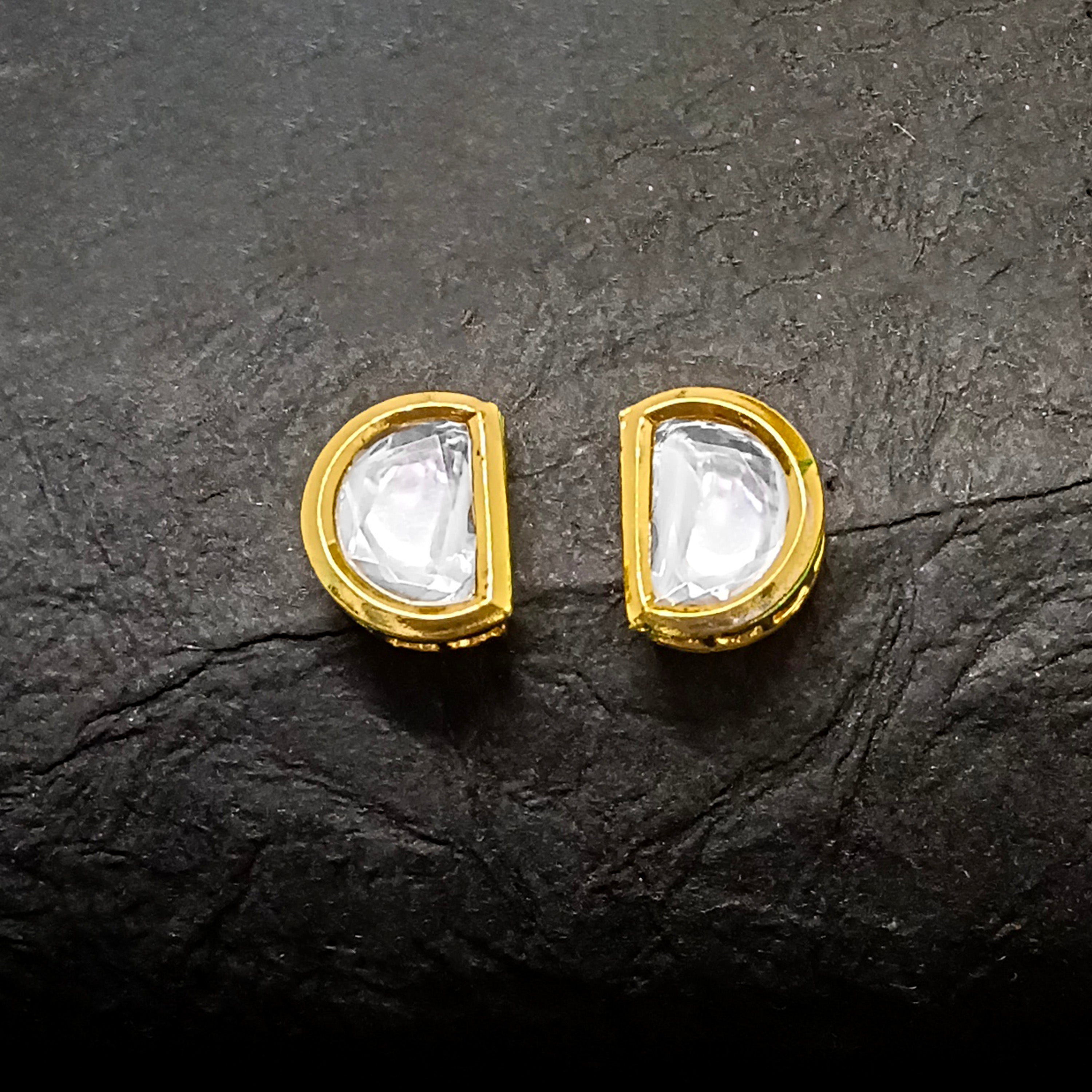 Darshana Jewels Premium Kundan Stone And Pearl Dangler Earrings For Women