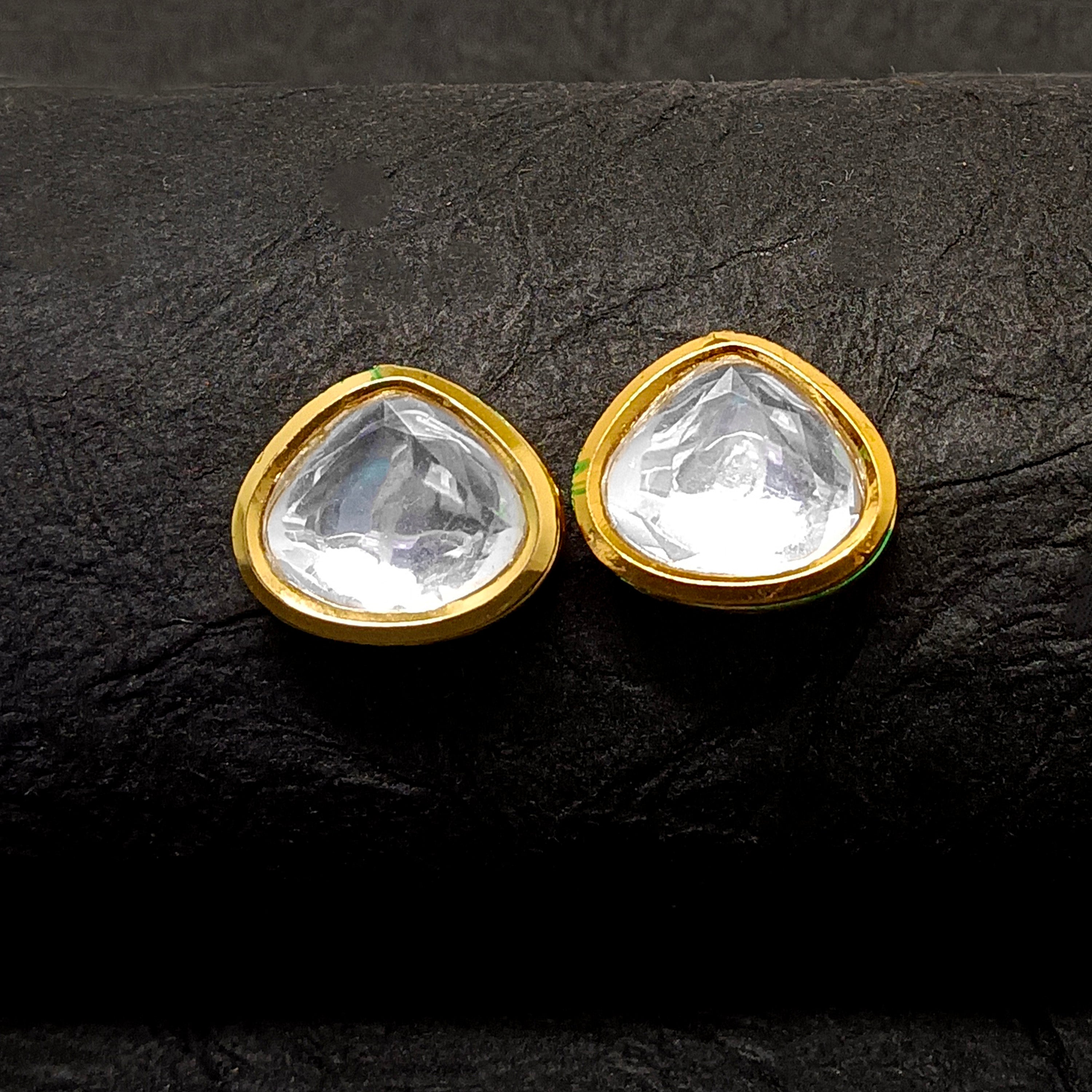 Darshana Jewels Premium Kundan Stone And Pearl Dangler Earrings For Women