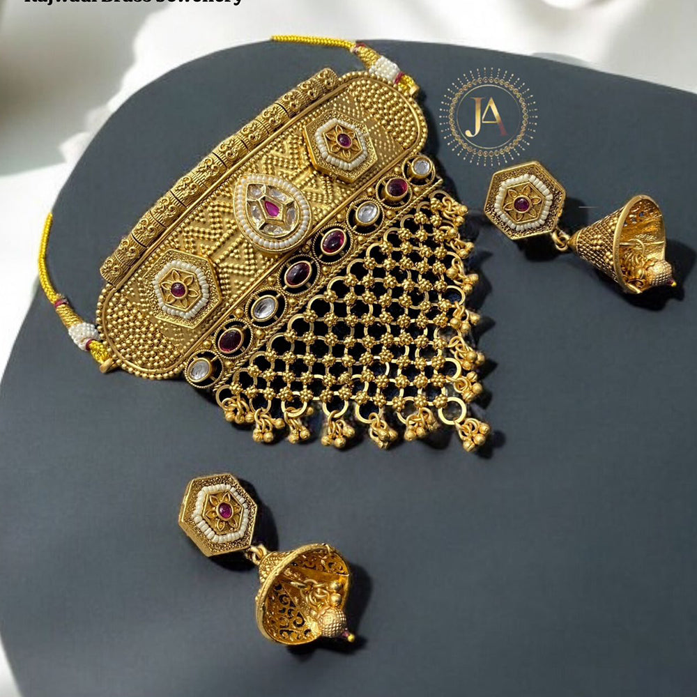 Gold Necklace Set Wholesale Rajasthani Jewellery Neetu Art Gold