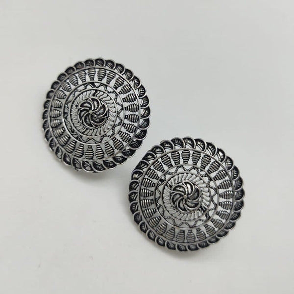 Manisha Jewellery Oxidised Plated Studs Earrings