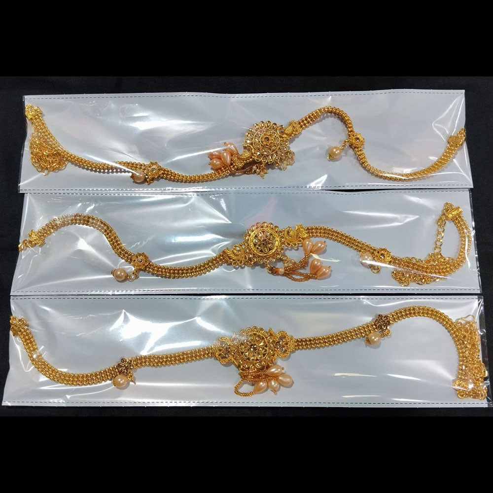 Manisha Jewellery Gold Plated Crystal Stone Kamarband – JewelEMarket