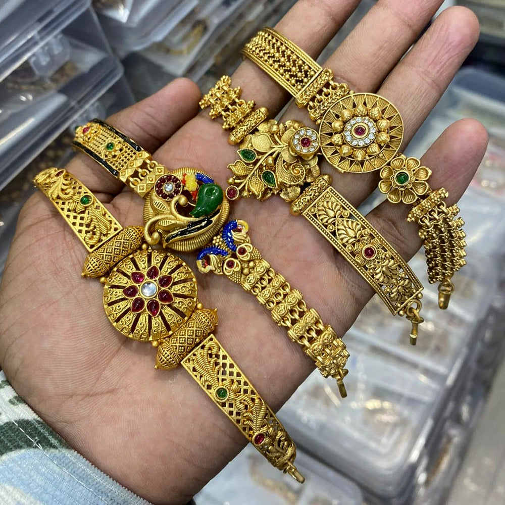 Manisha Jewellery Gold Plated Bracelet (1 Piece Only) – JewelEMarket