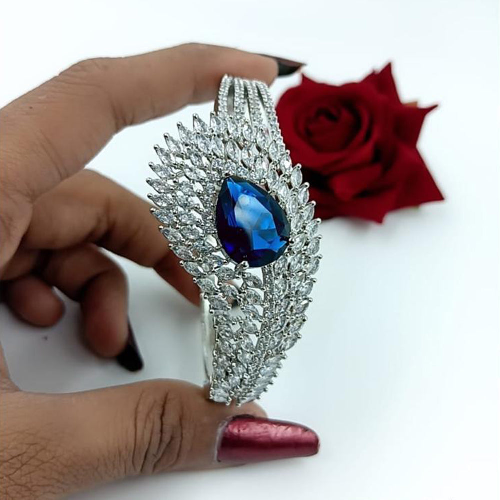 Manisha Jewellery Silver Plated AD Bracelet