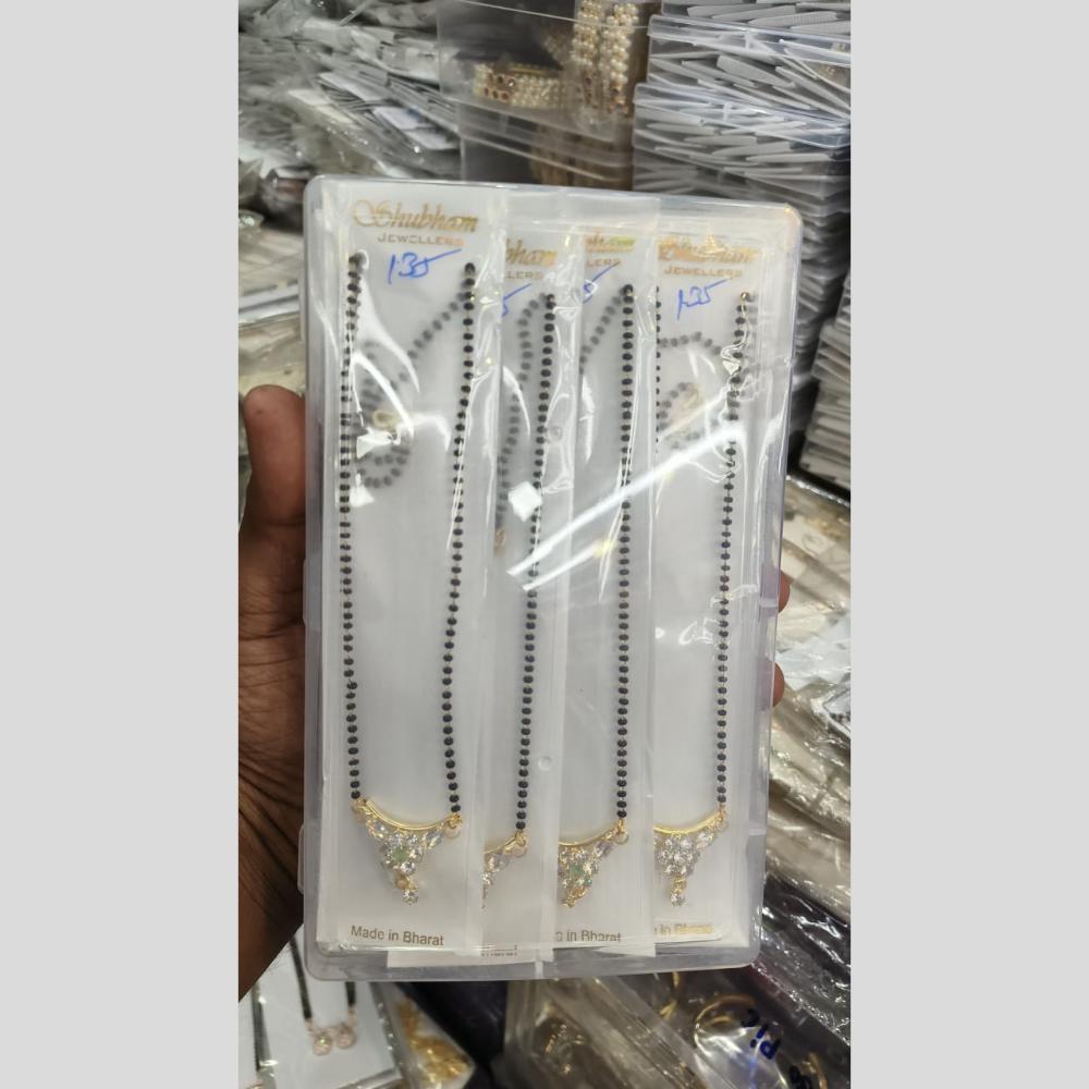 Manisha Jewellery Gold Plated Austrain Stone Manglasutra (One Piece Only)