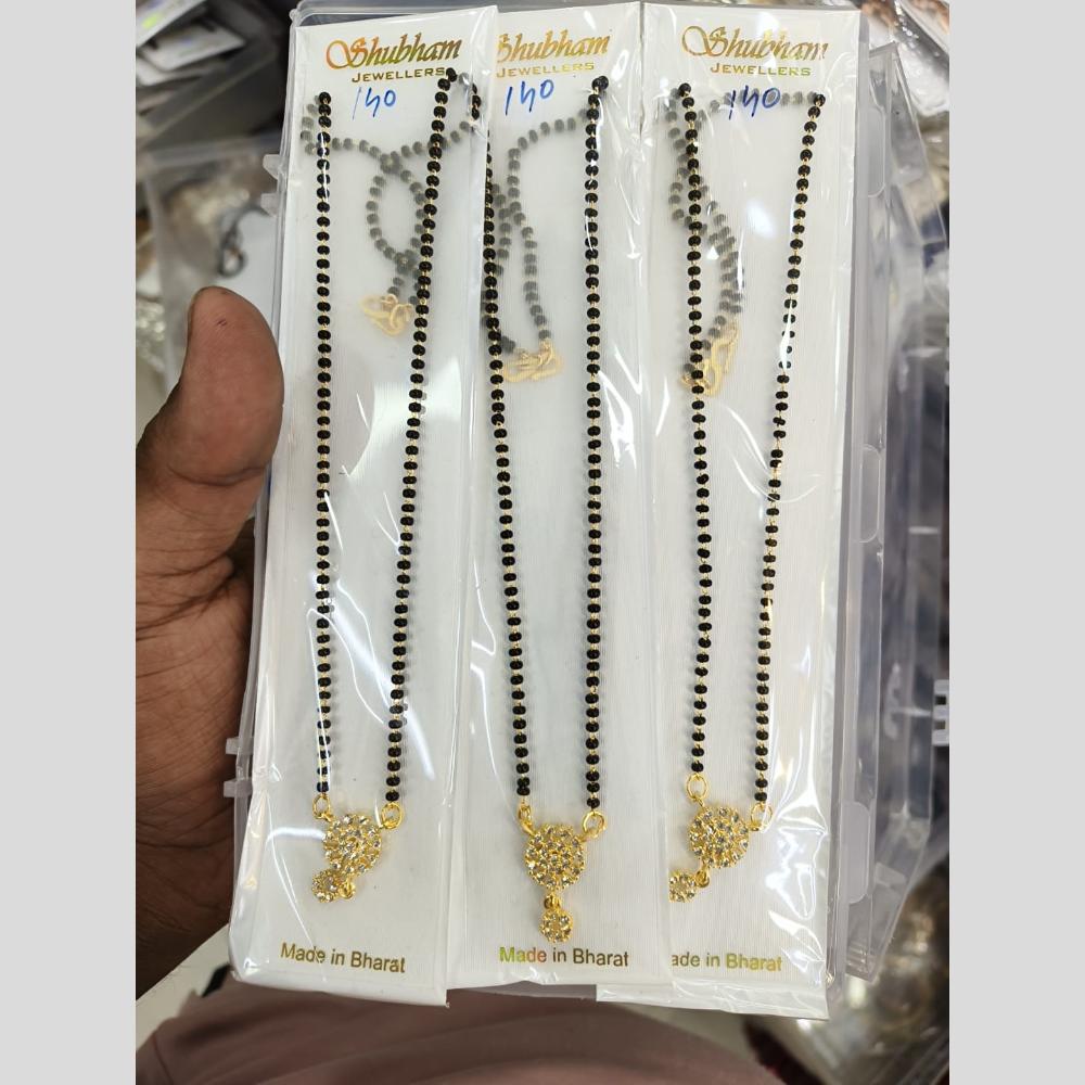 Manisha Jewellery Gold Plated Austrain Stone Manglasutra (One Piece Only)