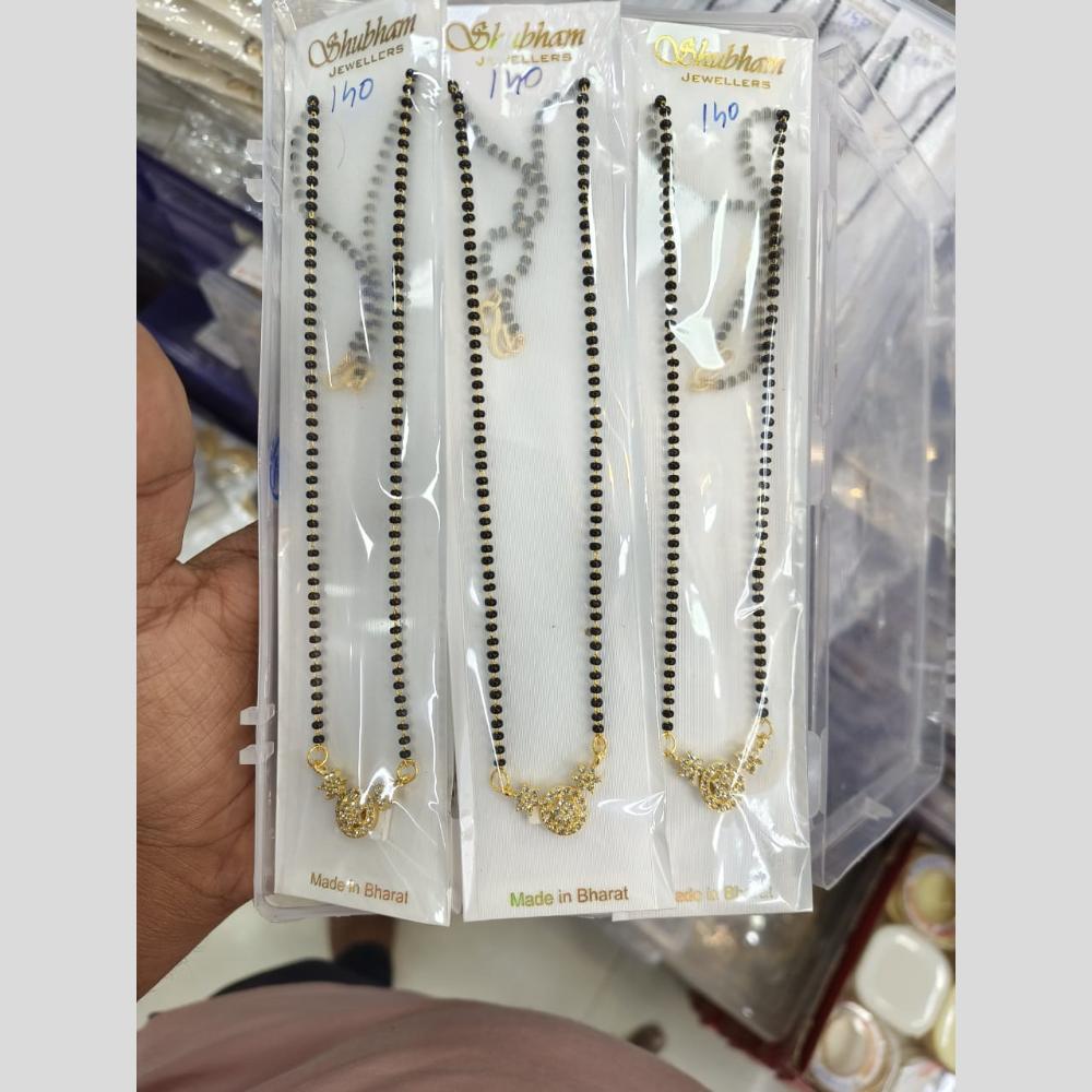 Manisha Jewellery Gold Plated Austrain Stone Manglasutra (One Piece Only)