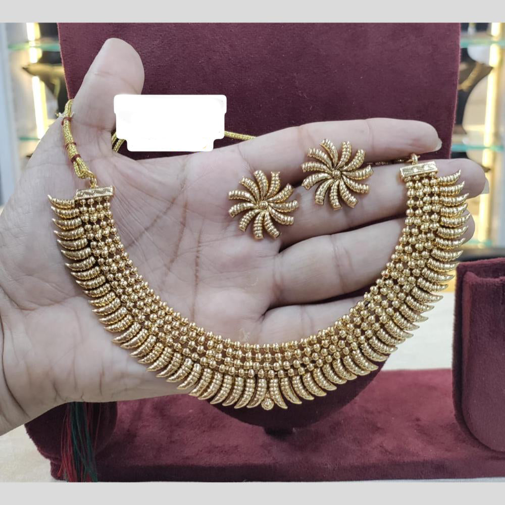 Manisha Jewellery Gold Plated Necklace Set