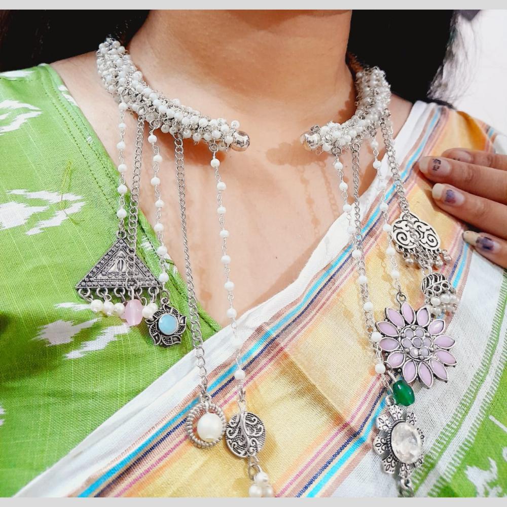 Manisha Jewellery Boho statement with dangling motifs Necklace