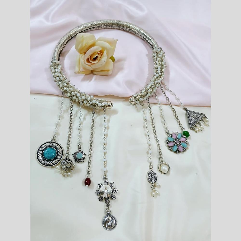 Manisha Jewellery Boho statement with dangling motifs Necklace