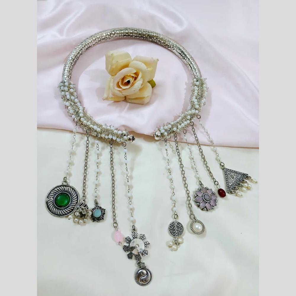 Manisha Jewellery Boho statement with dangling motifs Necklace
