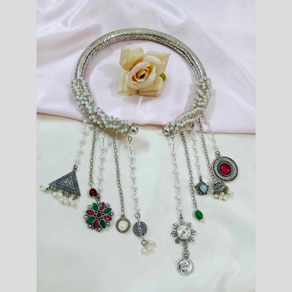 Manisha Jewellery Boho statement with dangling motifs Necklace