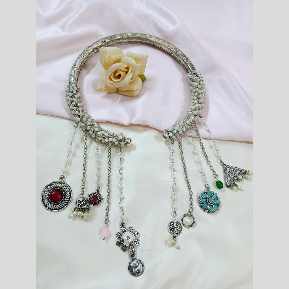 Manisha Jewellery Boho statement with dangling motifs Necklace