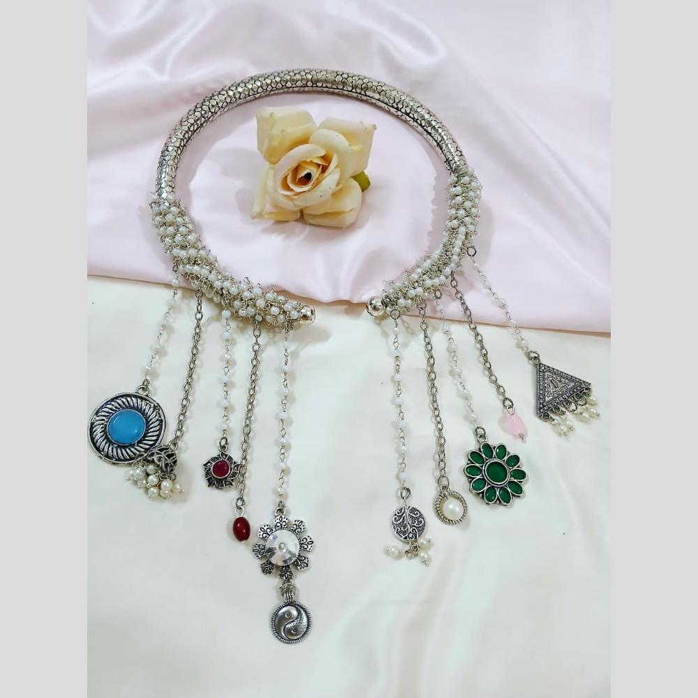 Manisha Jewellery Boho statement with dangling motifs Necklace