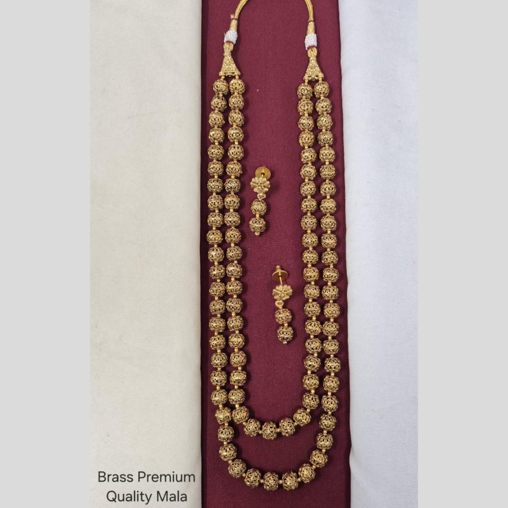 Manisha Jewellery Gold Plated Long Necklace Set