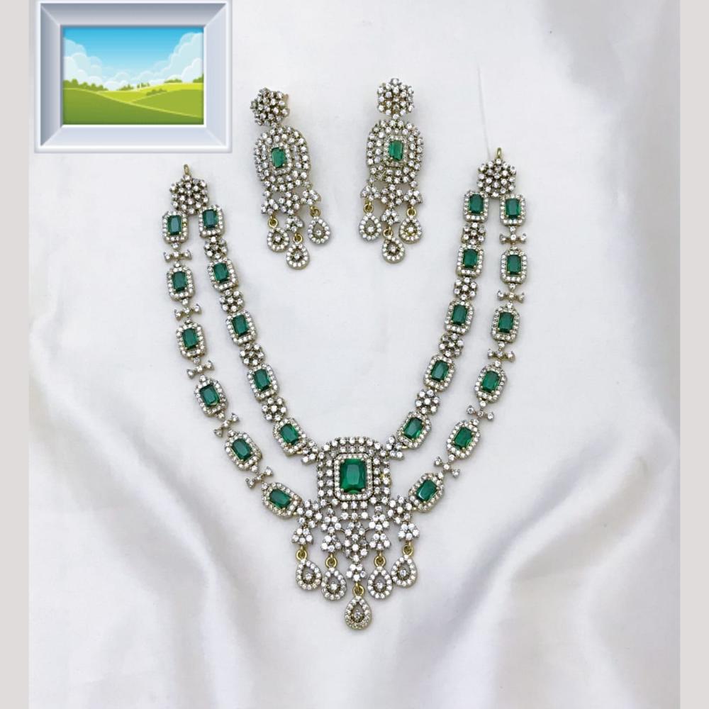 Manisha Jewelley Austrian Stone Necklace Set