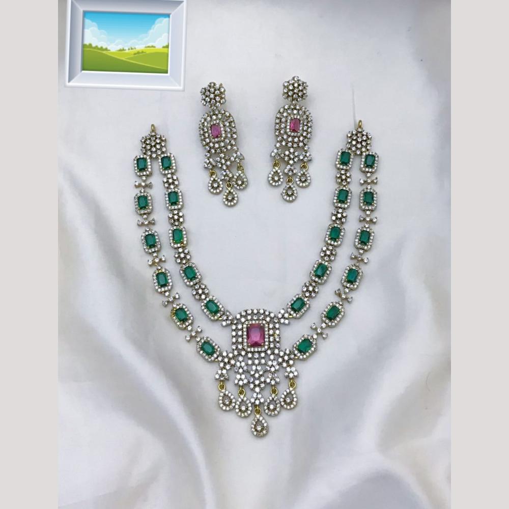 Manisha Jewelley Austrian Stone Necklace Set