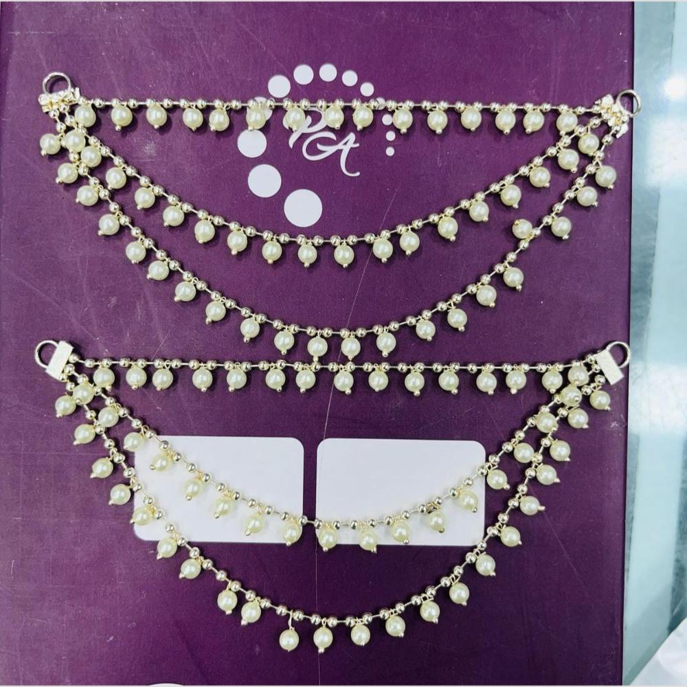 Manisha Jewellery Gold Plated Pearls Kanchain