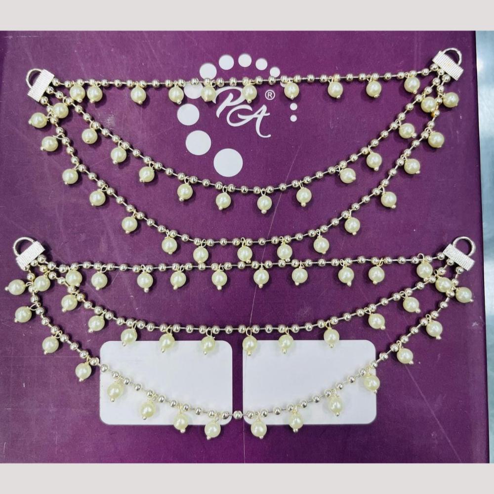 Manisha Jewellery Gold Plated Pearls Kanchain