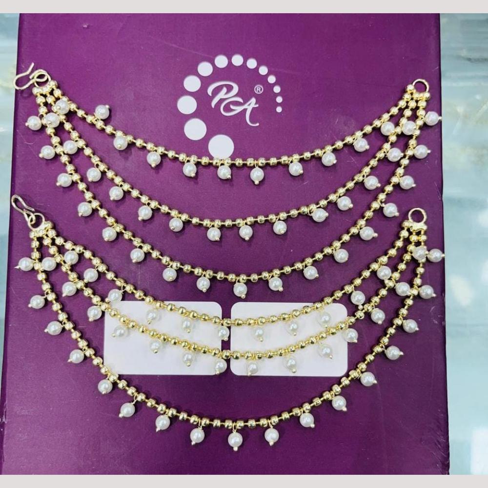 Manisha Jewellery Gold Plated Pearls Kanchain