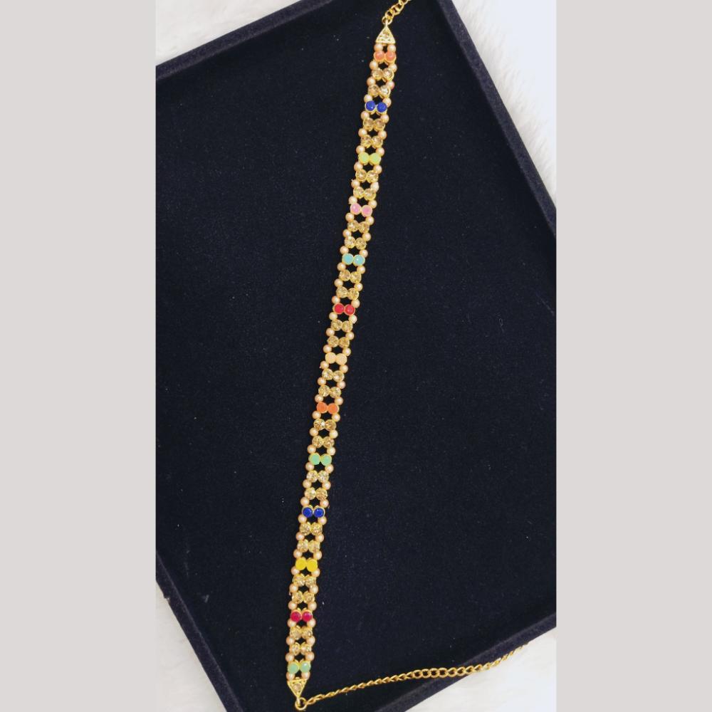 Manisha Jewellery Crystal Stone And Pearls Kamarbandh