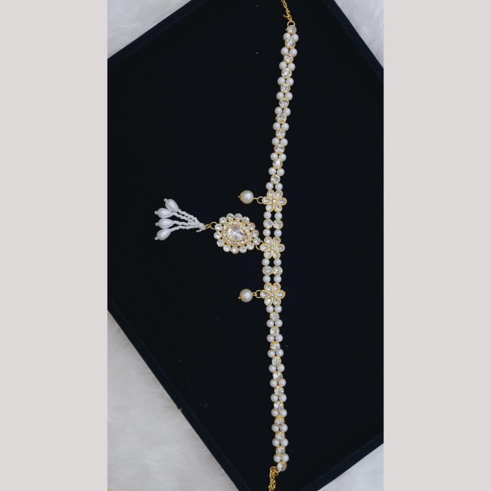 Manisha Jewellery Crystal Stone And Pearls Kamarbandh