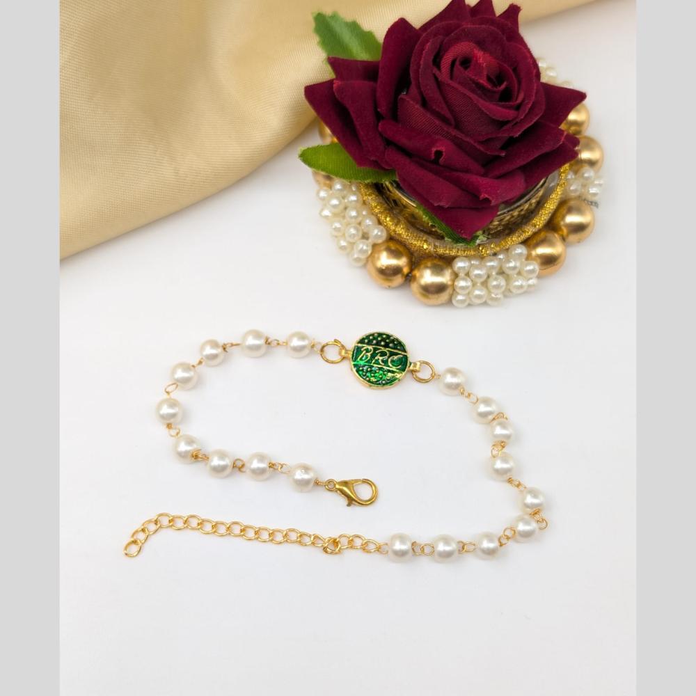 Manisha Jewellery Pearls Adjustable Bracelet