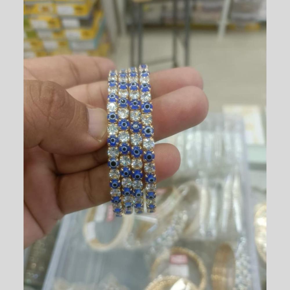 Manisha Jewellery Gold Plated Austrian Stone Bangles Set