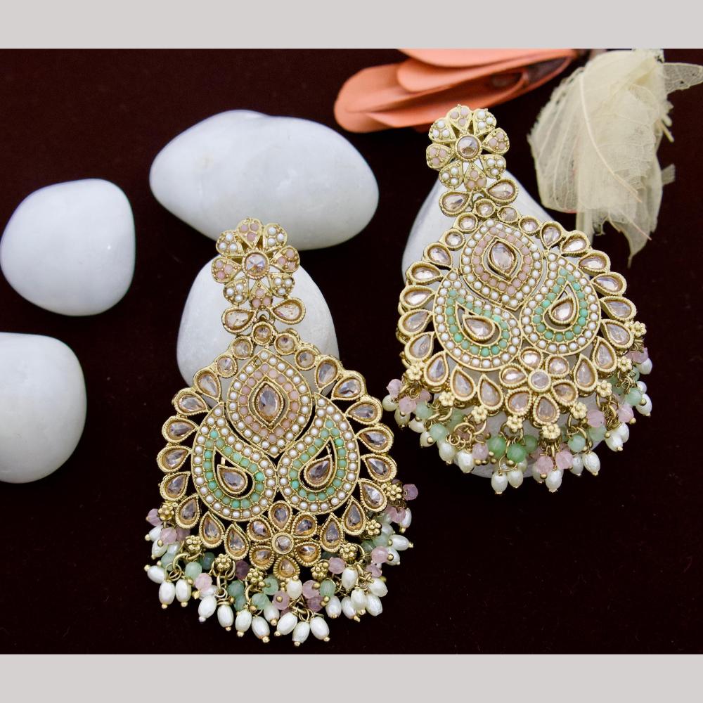 Manisha Jewellery Lustrous Twinkle Pearl and Crystal Dangler Earrings
