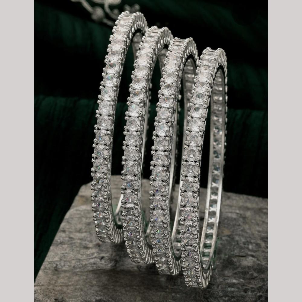 Manisha Jewellery Shine Refined American Diamond Bangles Set
