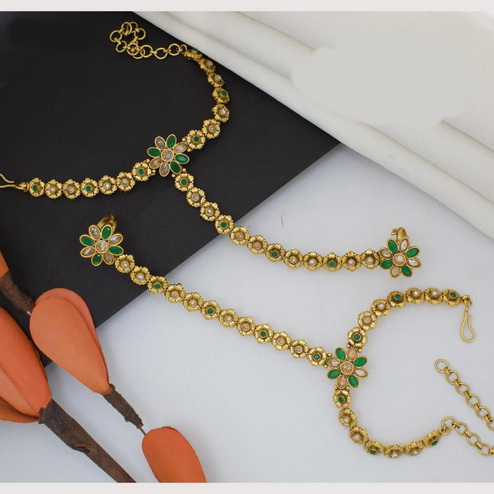 Manisha Jewellery Classic Traditional Pota Hand Harness