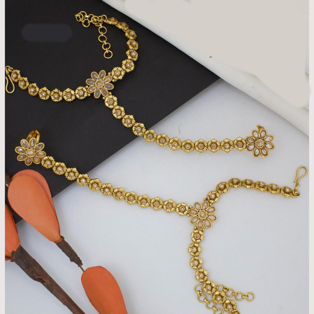 Manisha Jewellery Classic Traditional Pota Hand Harness