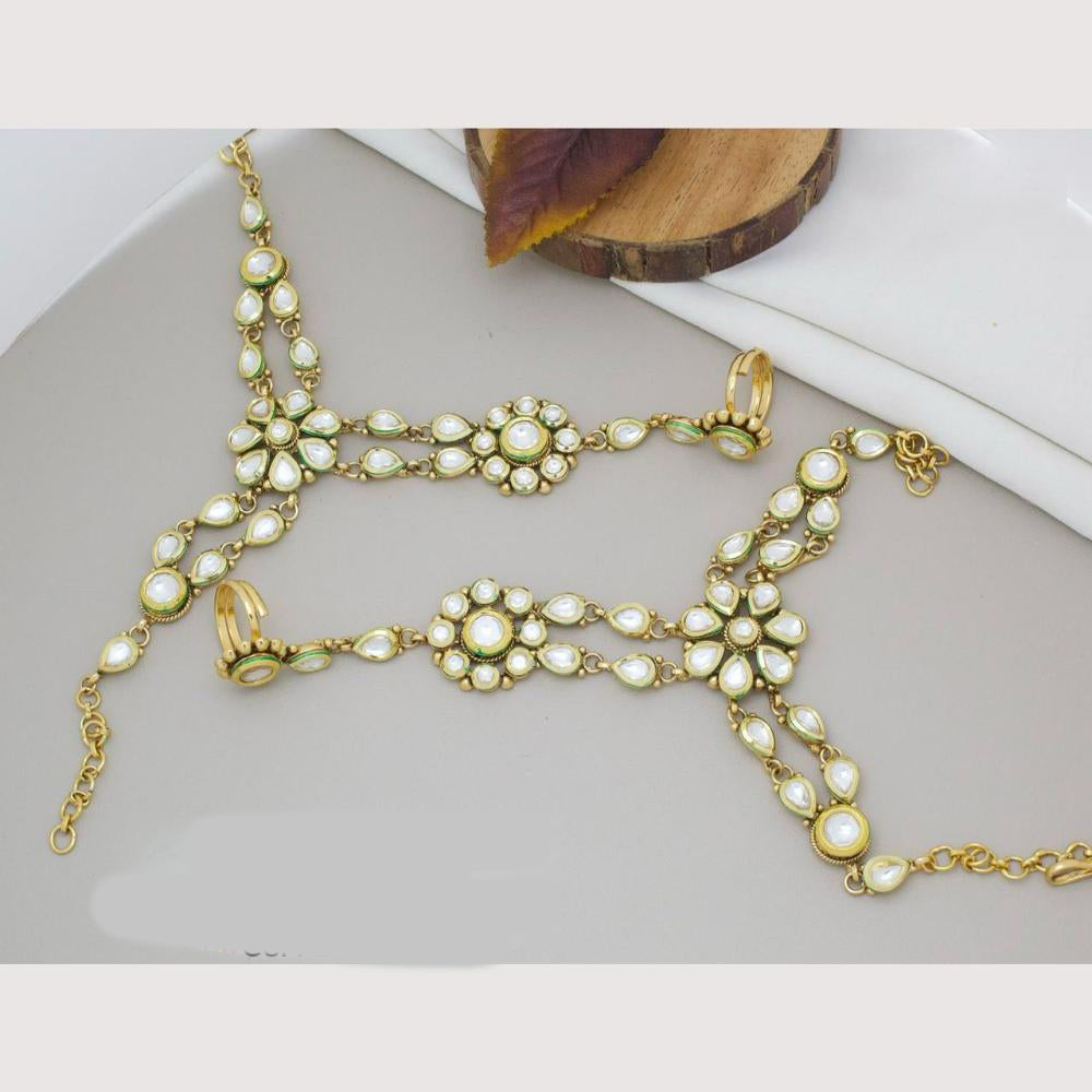 Manisha Jewellery Classic Traditional Pota Hand Harness