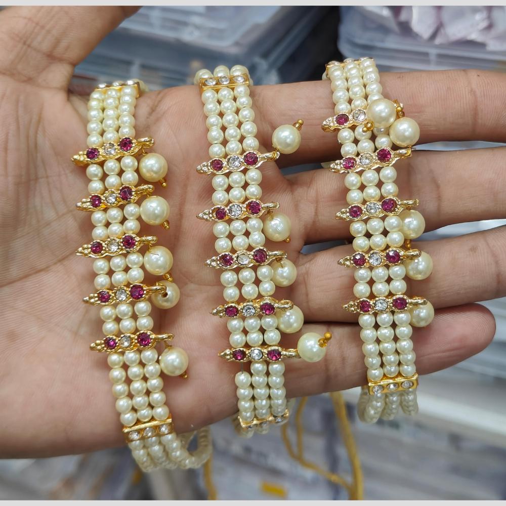 Manisha Ethnic Pota Stone and pearl Necklace – Vibrant Stones & Traditional Design