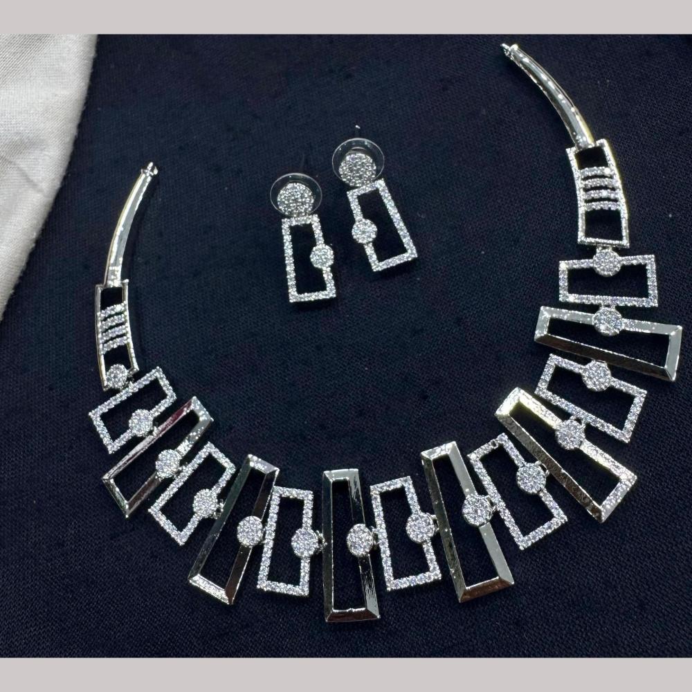 Manisha Jewellery Elegant Austrian Stone Necklace Set