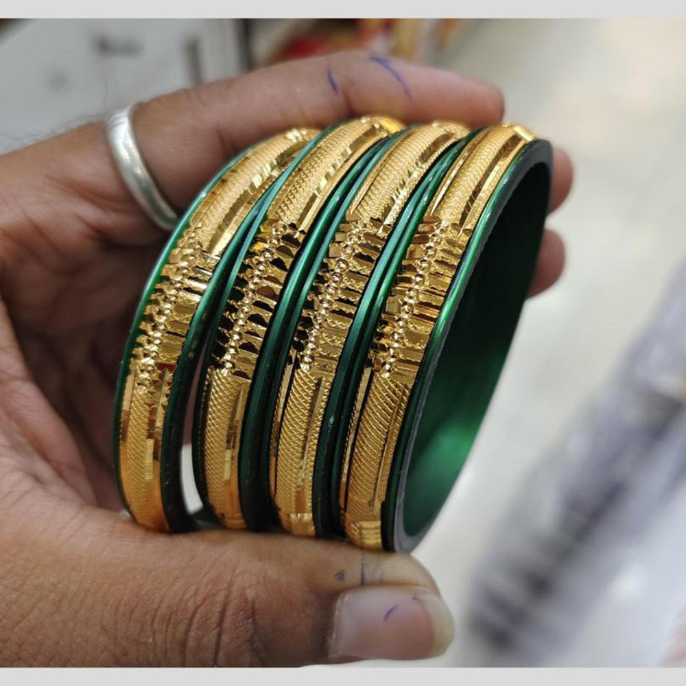Manisha Jewellery Classic Green Bangles Set
