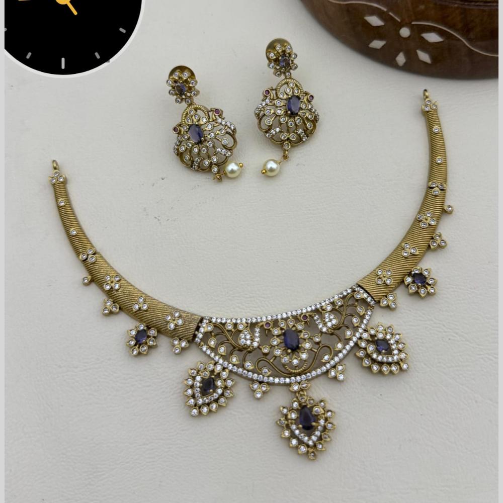 Manisha Jewellery Austrian Stone Necklace Set