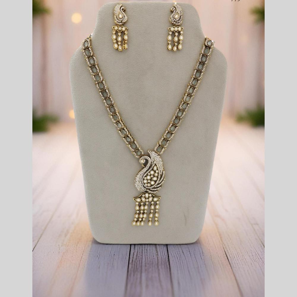 Manisha Jewellery Peacock Inspired Long Necklace Set