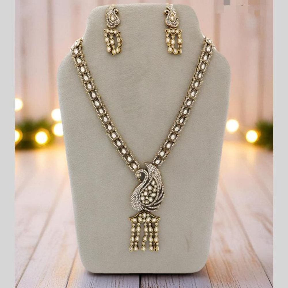 Manisha Jewellery Peacock Inspired Long Necklace Set