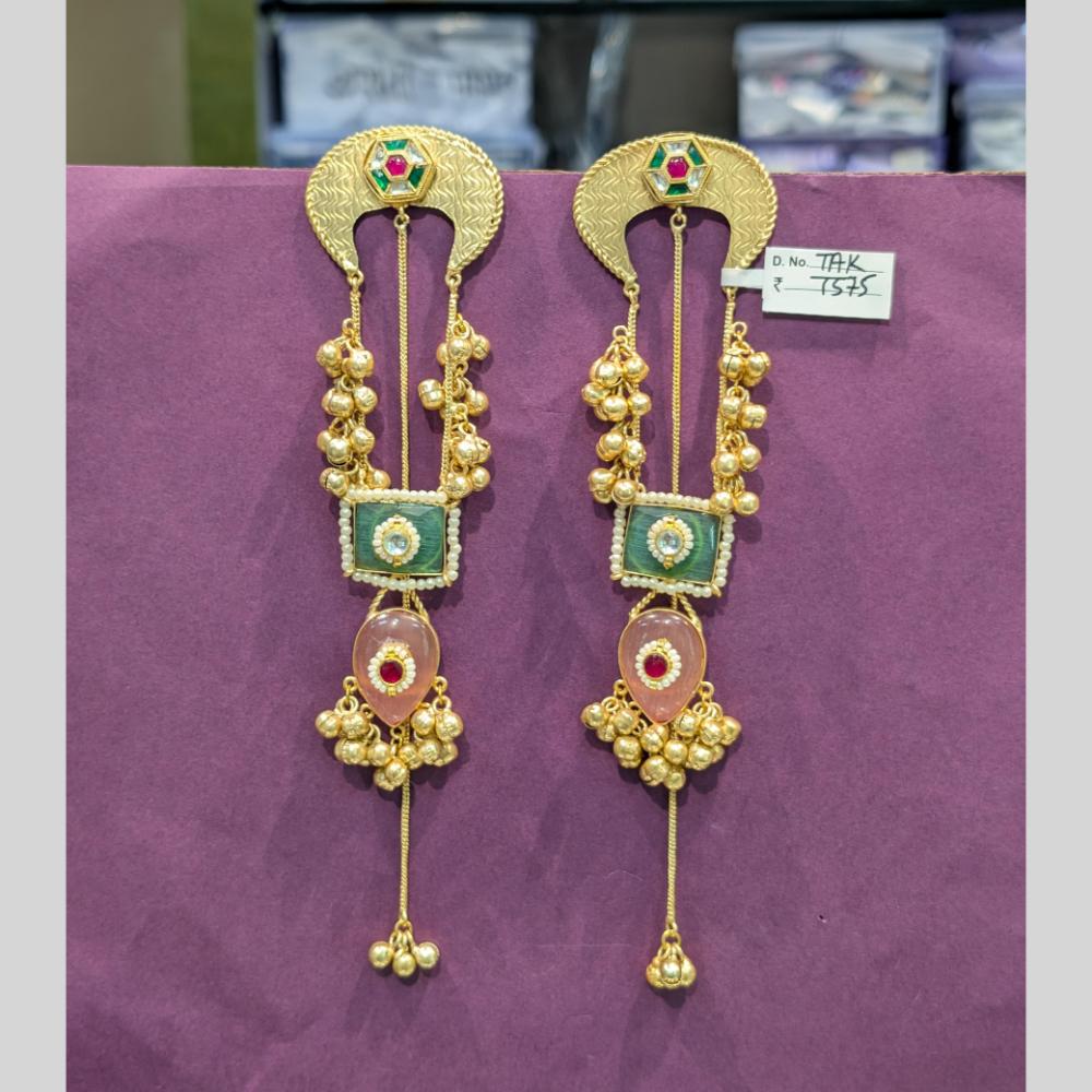 Grace in Every Drop Manisha Pota Stone Dangling Earrings