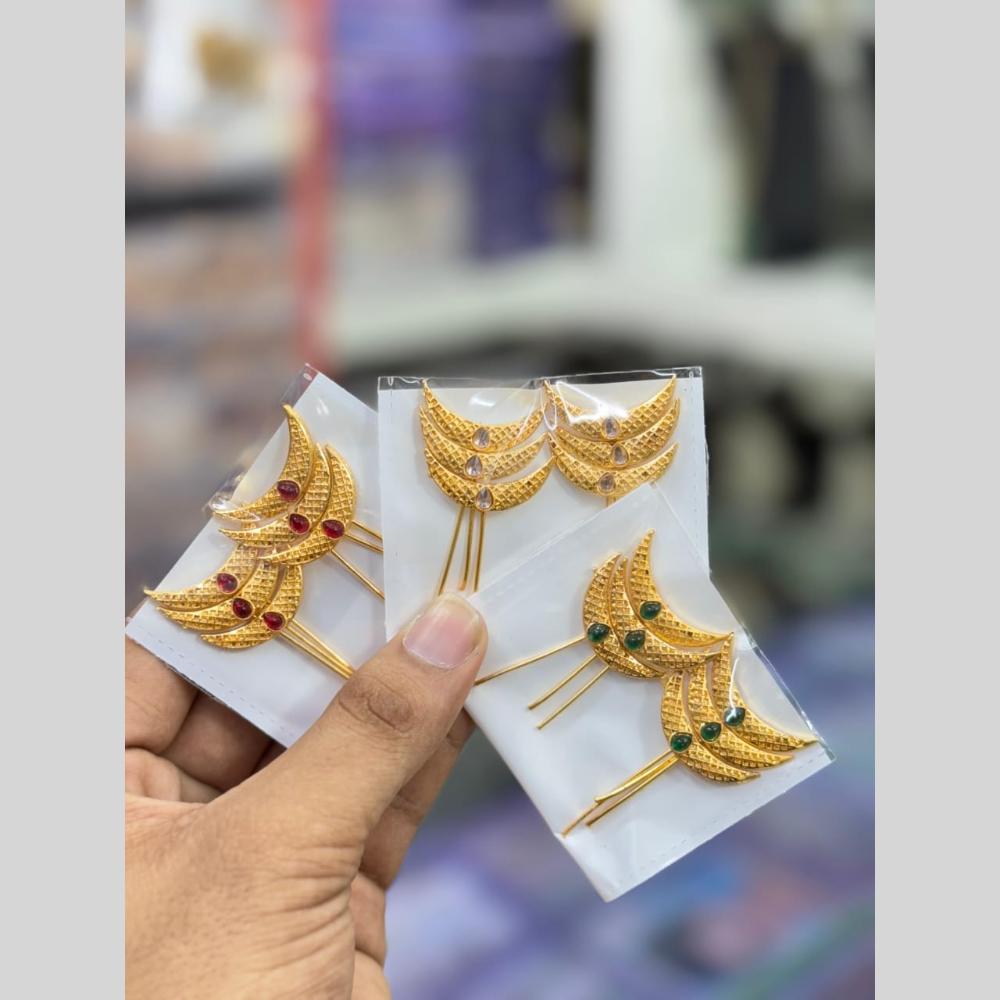 Manisha Jewellery Metal Antique Hair Stick For Bun Hair