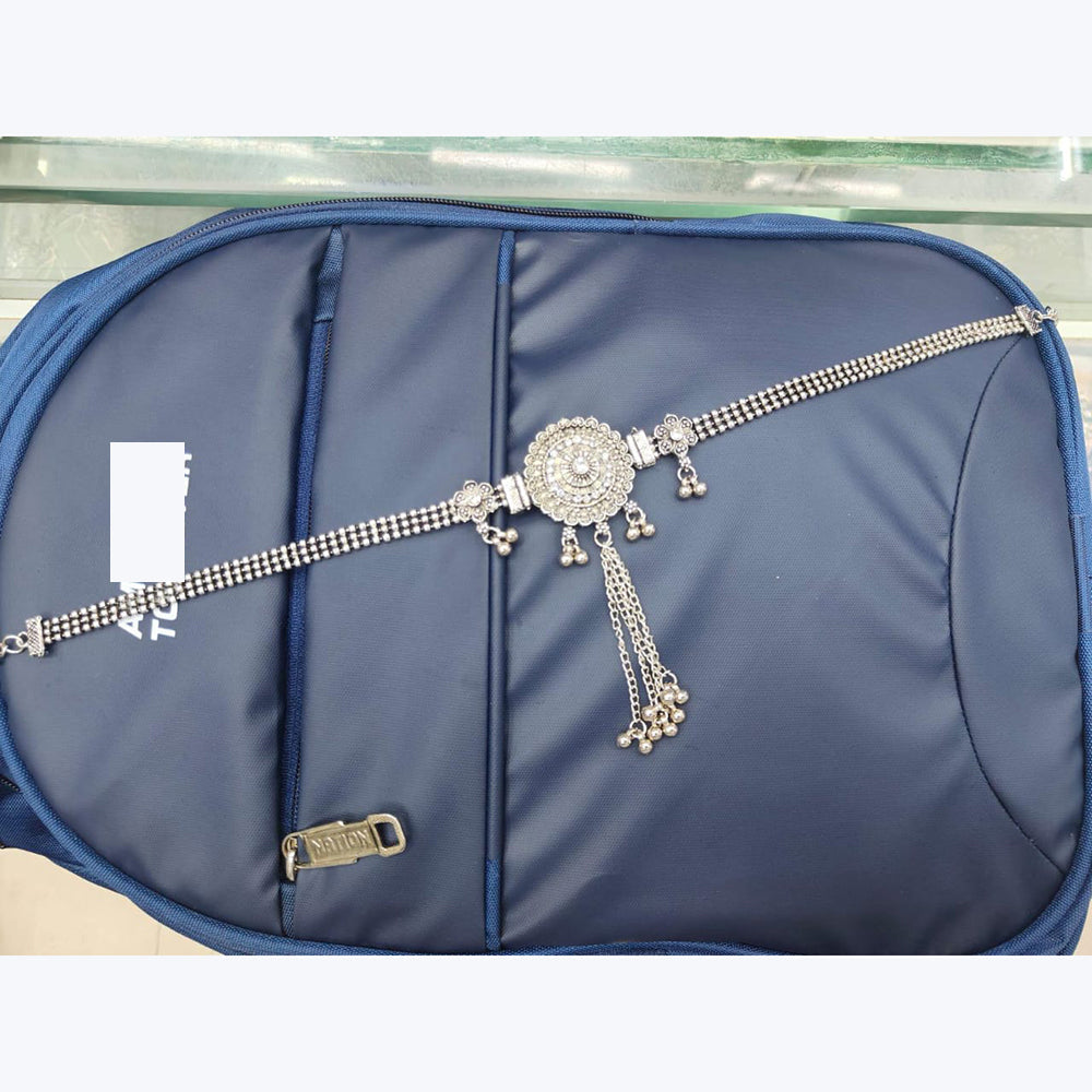 Manisha Jewellery Handcrafted Oxidised Kamarband with Antique Look for Cultural Functions