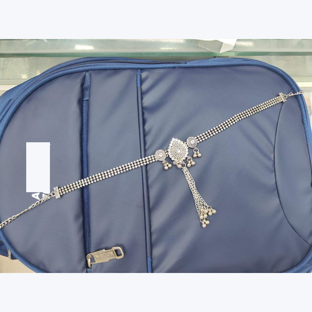 Manisha Jewellery Handcrafted Oxidised Kamarband with Antique Look for Cultural Functions