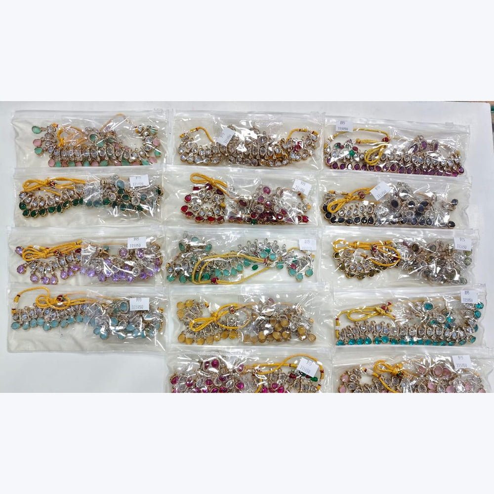 Manisha Jewellery Majestic Crystal And Austrian Stone Necklace Set For All Occassions