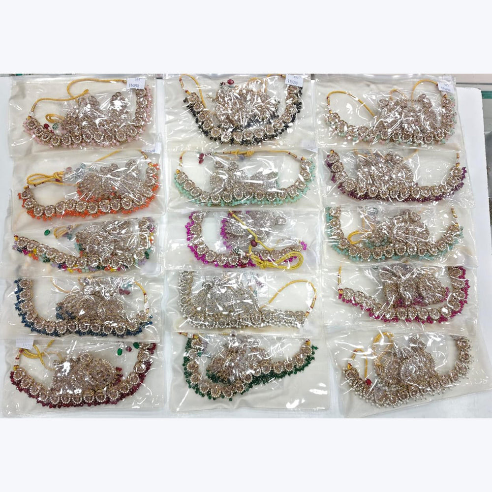 Manisha Jewellery Majestic Austrian Stone And Pearl Necklace Set For All Occassions