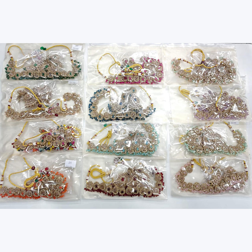 Manisha Jewellery Majestic Austrian Stone And Pearl Necklace Set For All Occassions