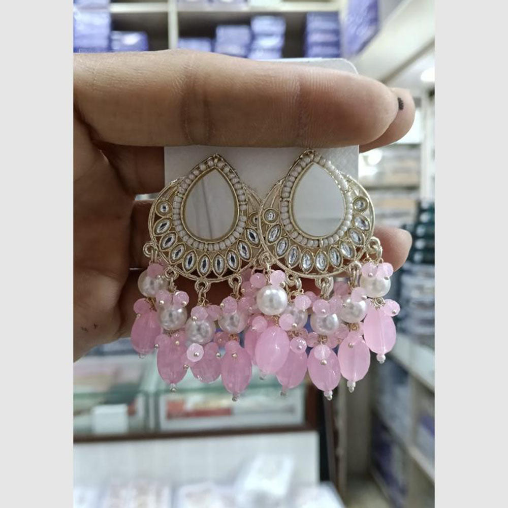 Manisha Jewellery Classic Kundan Stone And Pearl Dangler Earrings