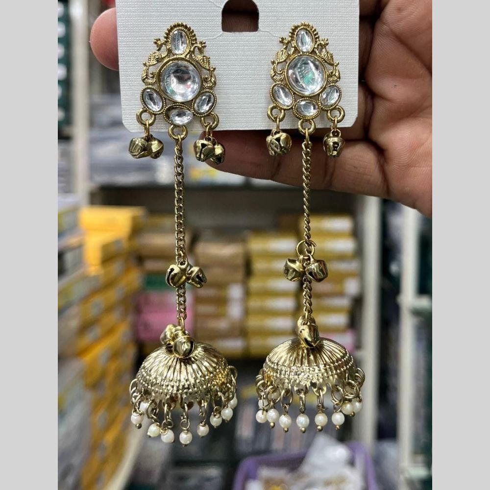 Manisha Jewellery Grand Ghungroo Jhumki Earrings